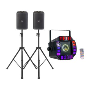 Medium Party Pack with battery speakers - DJ Hire North Shore