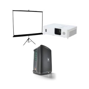 Projector Package with Battery Speaker - DJ Hire North Shore