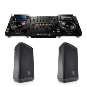 Pioneer CDJ2000NXS2 DJM900NXS2 Package with Speakers - DJ Hire North Shore